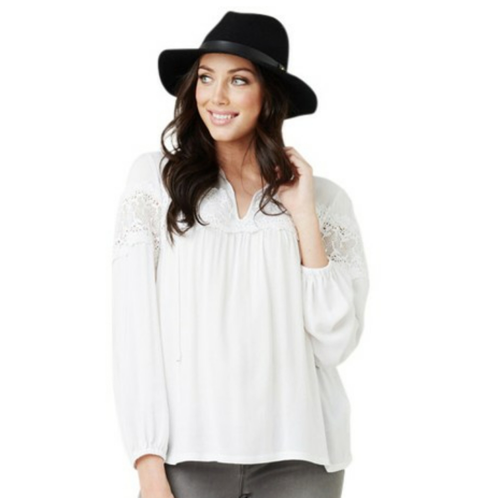 🌟 Host Pick🌟 Ripe Tamara Lace Maternity Blouse
